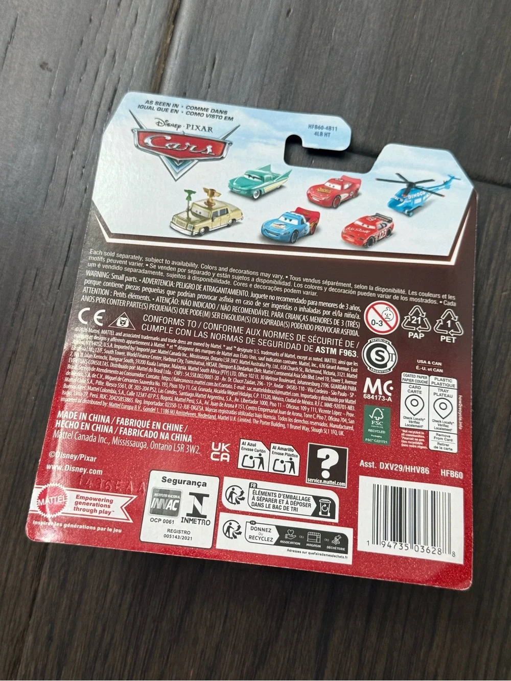 NWT Disney Pixar Cars 